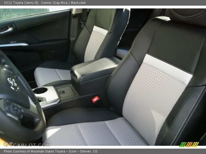 Cosmic Gray Mica / Black/Ash 2012 Toyota Camry SE