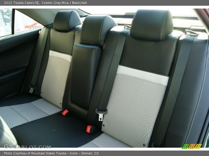 Cosmic Gray Mica / Black/Ash 2012 Toyota Camry SE