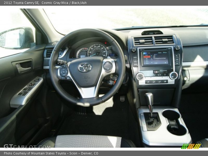Cosmic Gray Mica / Black/Ash 2012 Toyota Camry SE