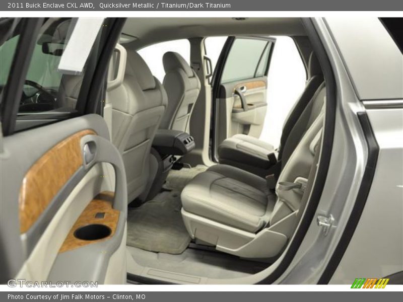Quicksilver Metallic / Titanium/Dark Titanium 2011 Buick Enclave CXL AWD