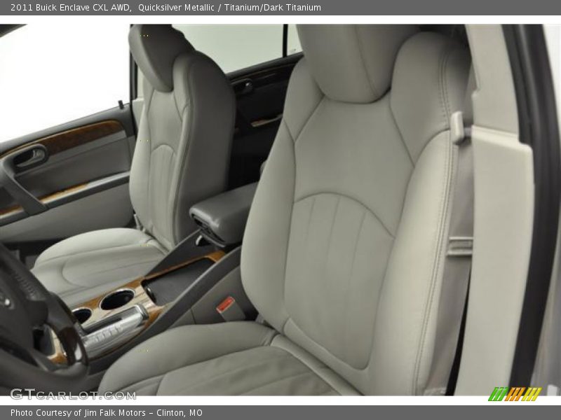 Quicksilver Metallic / Titanium/Dark Titanium 2011 Buick Enclave CXL AWD