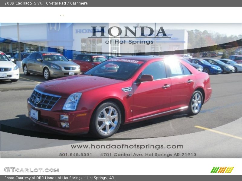 Crystal Red / Cashmere 2009 Cadillac STS V6