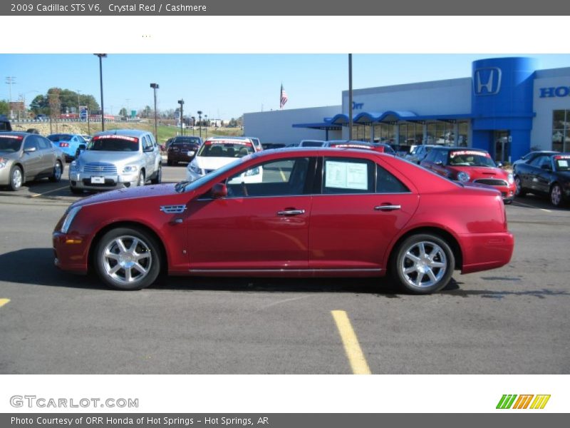 Crystal Red / Cashmere 2009 Cadillac STS V6