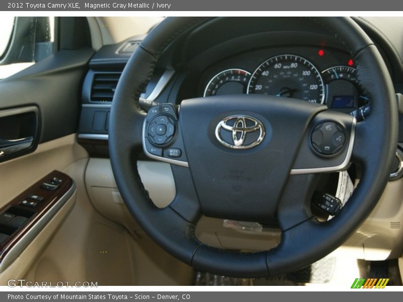 Magnetic Gray Metallic / Ivory 2012 Toyota Camry XLE