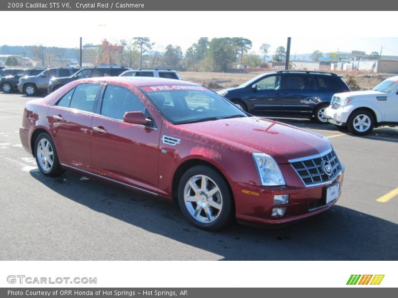 Crystal Red / Cashmere 2009 Cadillac STS V6
