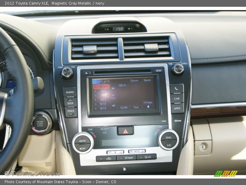 Magnetic Gray Metallic / Ivory 2012 Toyota Camry XLE