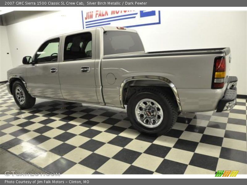 Silver Birch Metallic / Dark Pewter 2007 GMC Sierra 1500 Classic SL Crew Cab