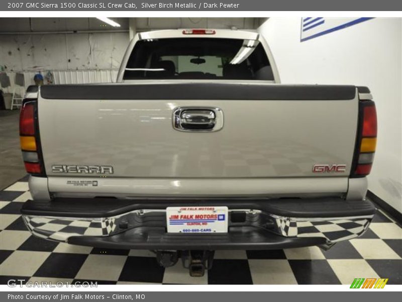 Silver Birch Metallic / Dark Pewter 2007 GMC Sierra 1500 Classic SL Crew Cab