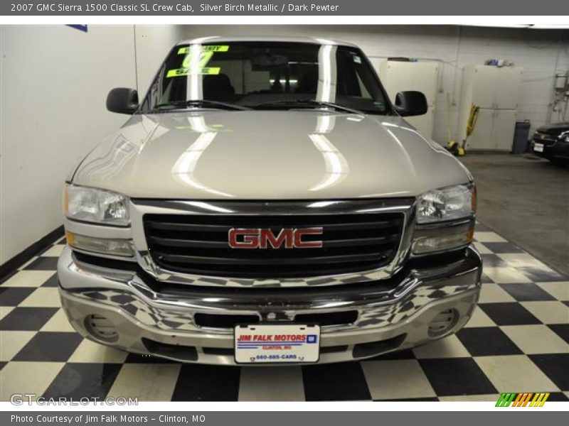 Silver Birch Metallic / Dark Pewter 2007 GMC Sierra 1500 Classic SL Crew Cab