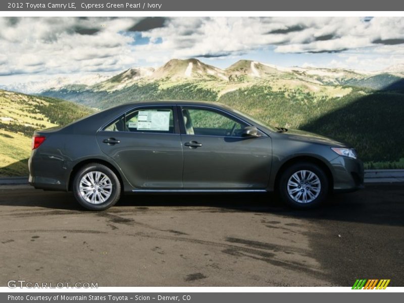 Cypress Green Pearl / Ivory 2012 Toyota Camry LE
