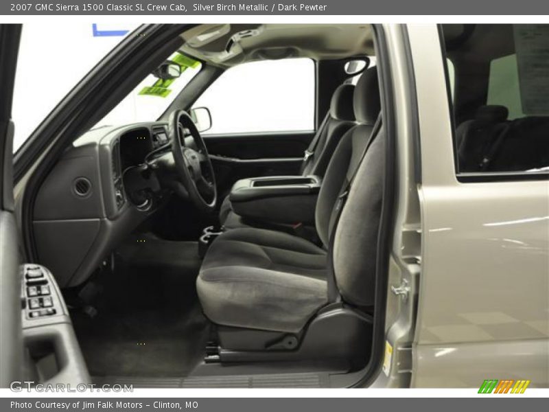 Silver Birch Metallic / Dark Pewter 2007 GMC Sierra 1500 Classic SL Crew Cab