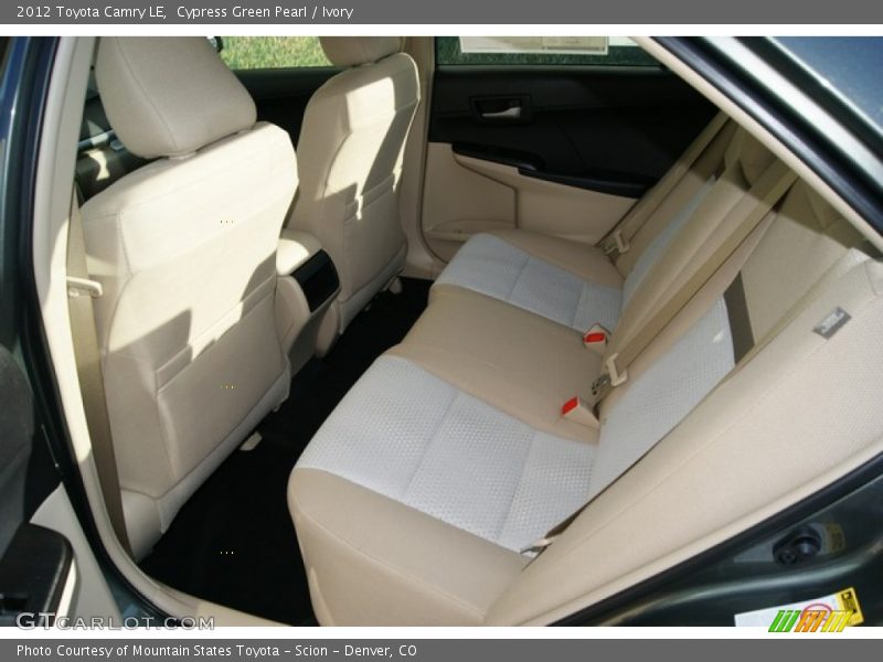 Cypress Green Pearl / Ivory 2012 Toyota Camry LE