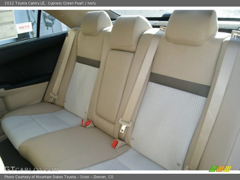 Cypress Green Pearl / Ivory 2012 Toyota Camry LE