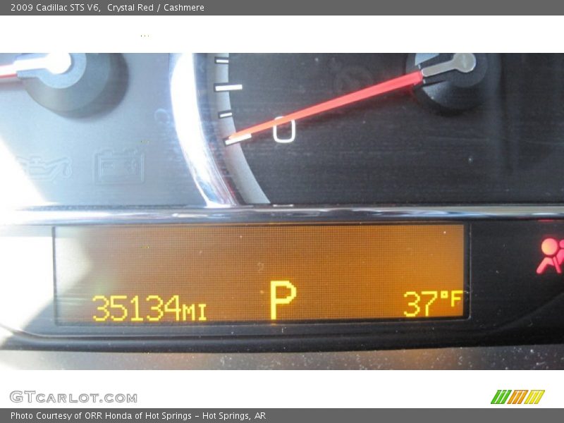 Crystal Red / Cashmere 2009 Cadillac STS V6