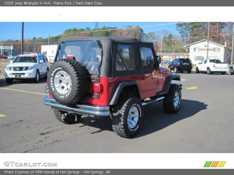 Flame Red / Dark Slate Gray 2005 Jeep Wrangler X 4x4