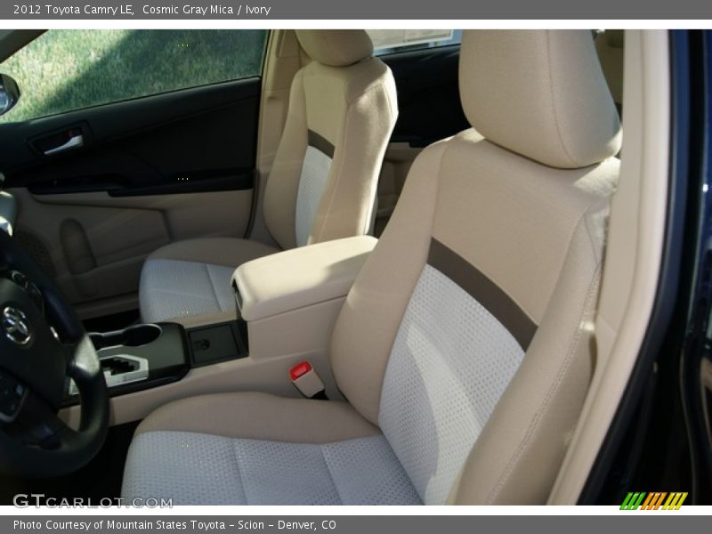 Cosmic Gray Mica / Ivory 2012 Toyota Camry LE