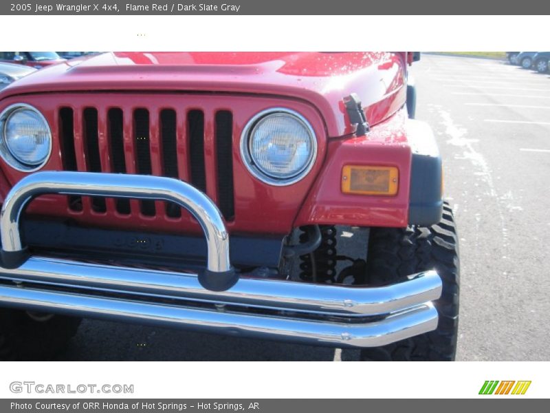 Flame Red / Dark Slate Gray 2005 Jeep Wrangler X 4x4