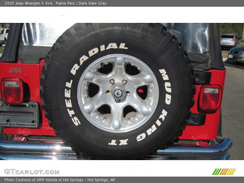 Flame Red / Dark Slate Gray 2005 Jeep Wrangler X 4x4