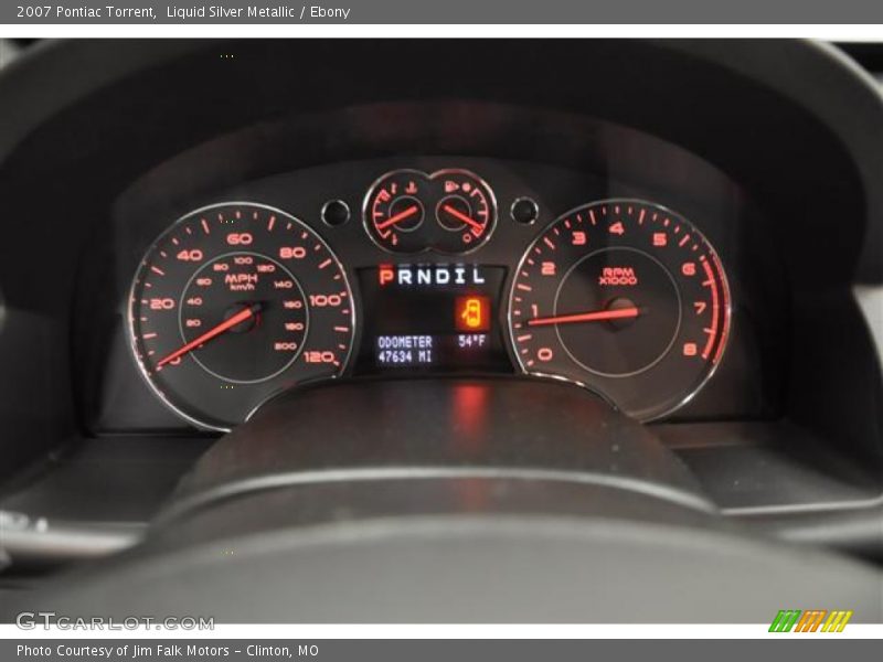 Liquid Silver Metallic / Ebony 2007 Pontiac Torrent