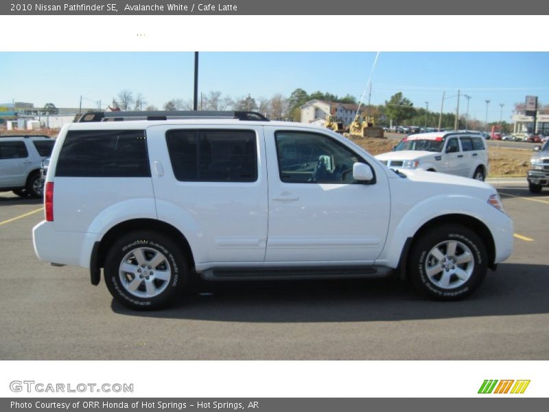 Avalanche White / Cafe Latte 2010 Nissan Pathfinder SE