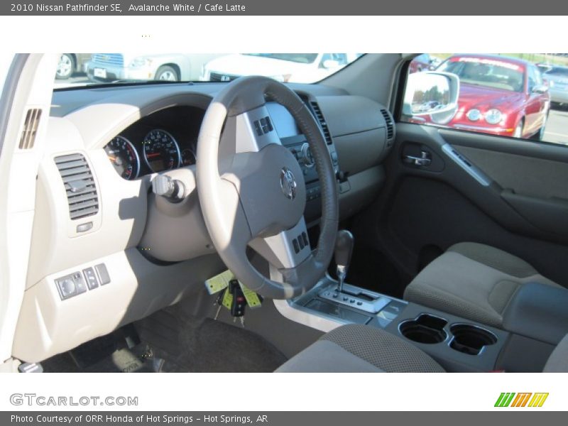 Avalanche White / Cafe Latte 2010 Nissan Pathfinder SE