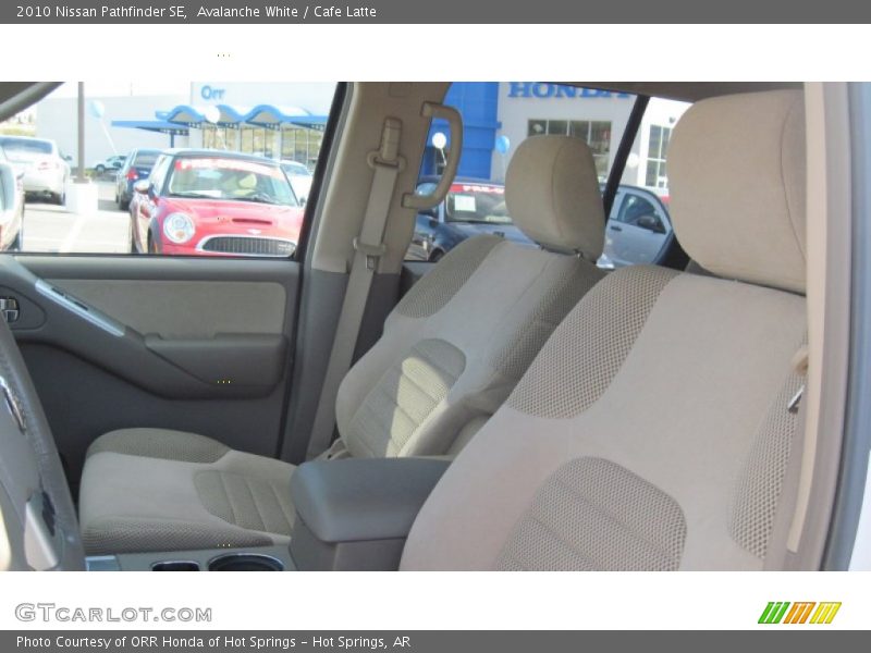 Avalanche White / Cafe Latte 2010 Nissan Pathfinder SE