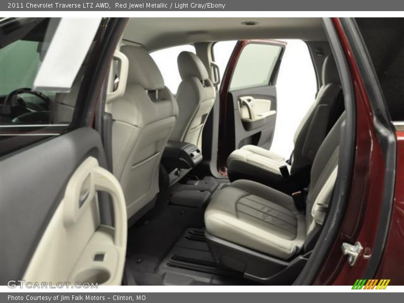 Red Jewel Metallic / Light Gray/Ebony 2011 Chevrolet Traverse LTZ AWD