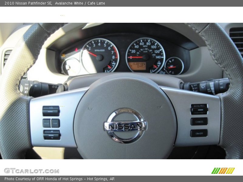 Avalanche White / Cafe Latte 2010 Nissan Pathfinder SE
