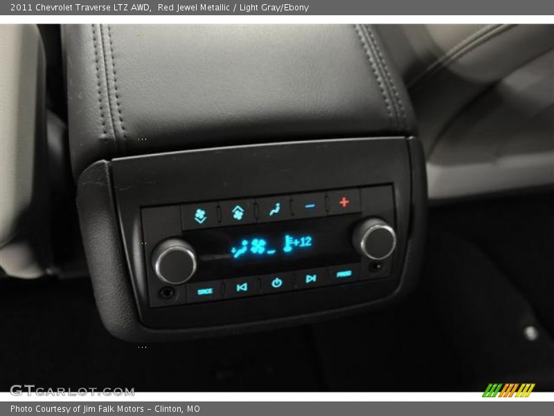 Red Jewel Metallic / Light Gray/Ebony 2011 Chevrolet Traverse LTZ AWD