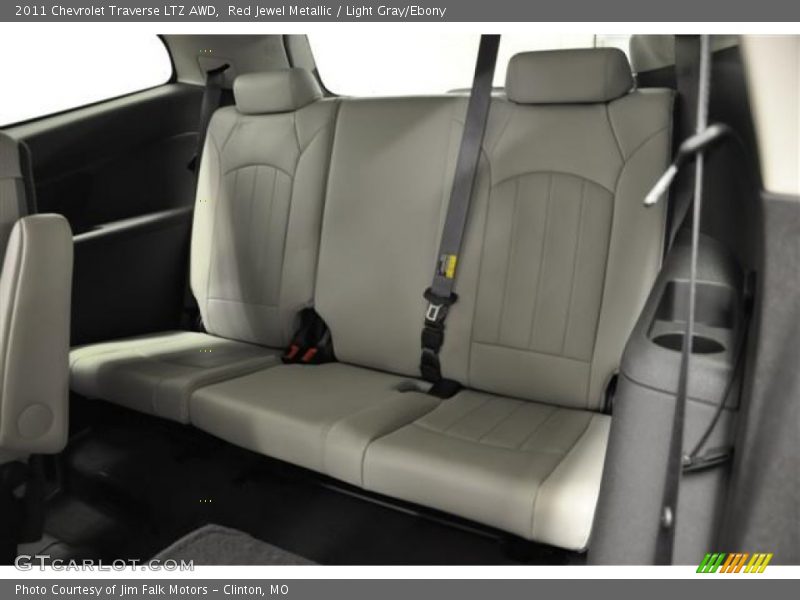 Red Jewel Metallic / Light Gray/Ebony 2011 Chevrolet Traverse LTZ AWD