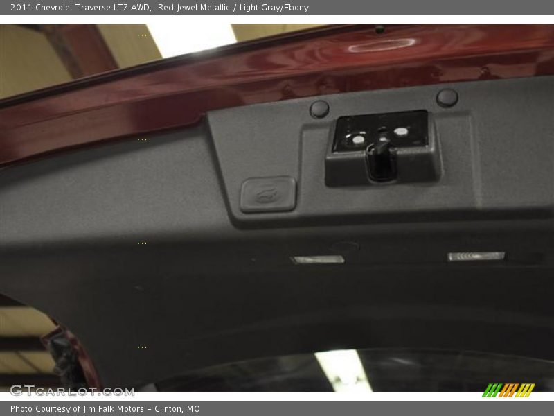 Red Jewel Metallic / Light Gray/Ebony 2011 Chevrolet Traverse LTZ AWD