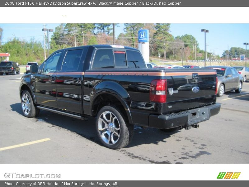 Black/Vintage Copper / Black/Dusted Copper 2008 Ford F150 Harley-Davidson SuperCrew 4x4