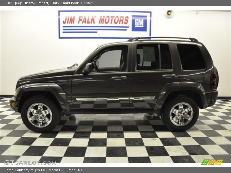 Dark Khaki Pearl / Khaki 2005 Jeep Liberty Limited