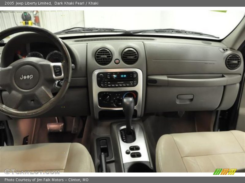 Dark Khaki Pearl / Khaki 2005 Jeep Liberty Limited