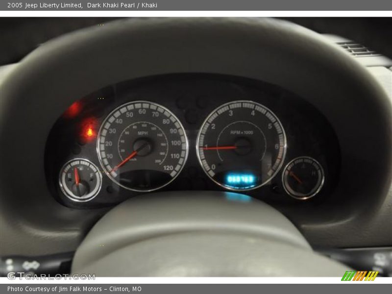 Dark Khaki Pearl / Khaki 2005 Jeep Liberty Limited