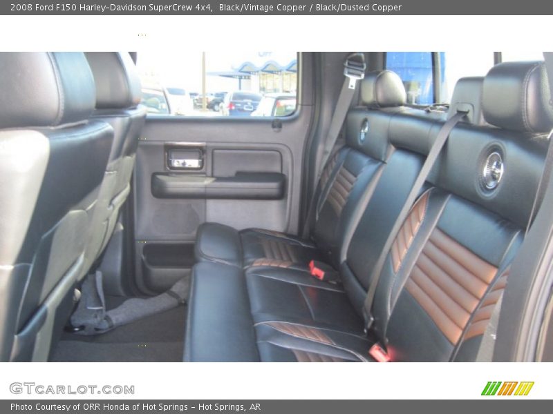  2008 F150 Harley-Davidson SuperCrew 4x4 Black/Dusted Copper Interior