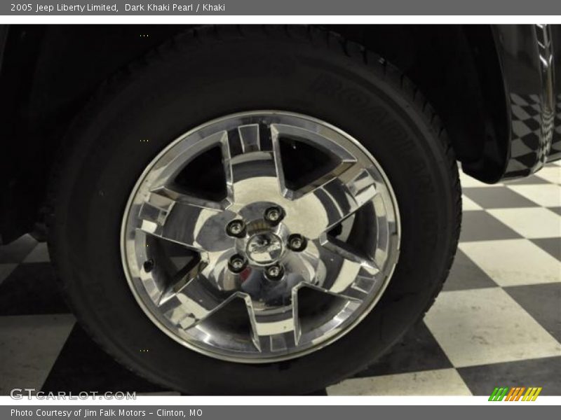 Dark Khaki Pearl / Khaki 2005 Jeep Liberty Limited