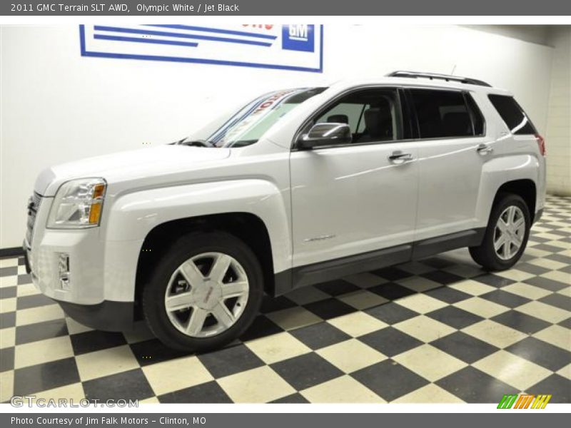Olympic White / Jet Black 2011 GMC Terrain SLT AWD