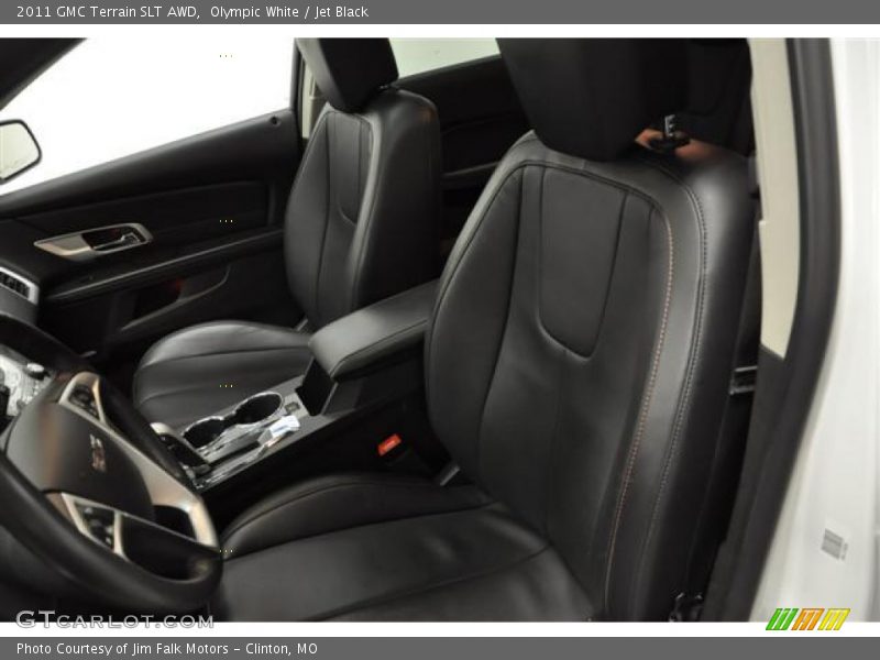 Olympic White / Jet Black 2011 GMC Terrain SLT AWD