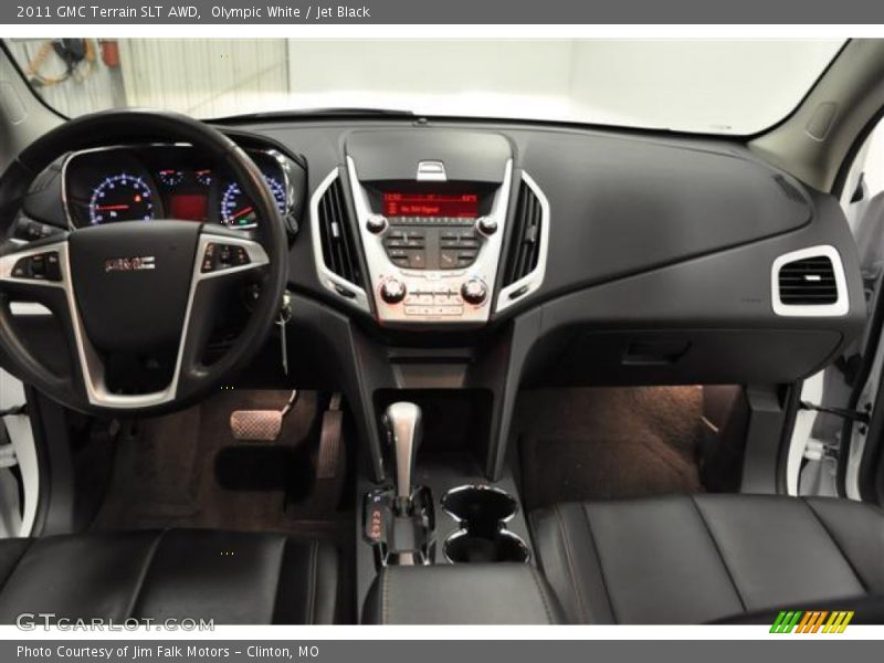 Olympic White / Jet Black 2011 GMC Terrain SLT AWD