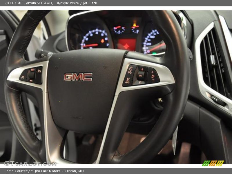 Olympic White / Jet Black 2011 GMC Terrain SLT AWD