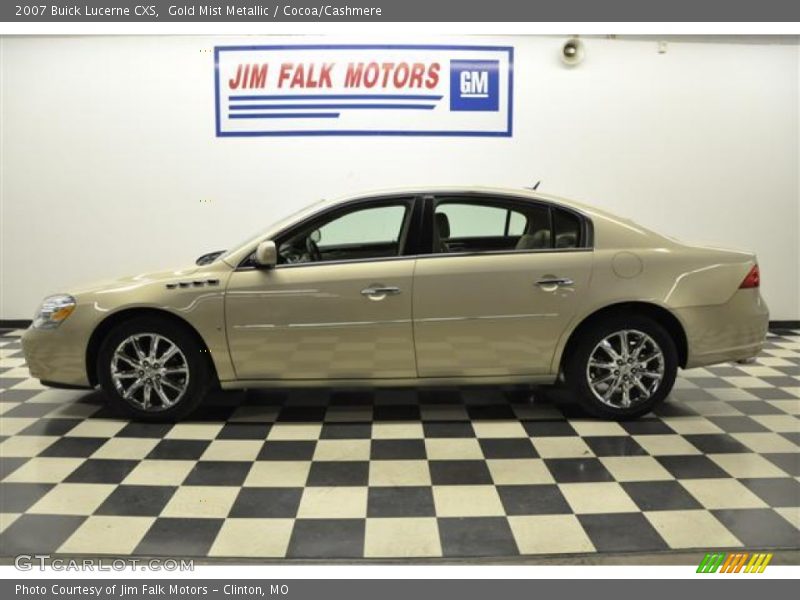 Gold Mist Metallic / Cocoa/Cashmere 2007 Buick Lucerne CXS