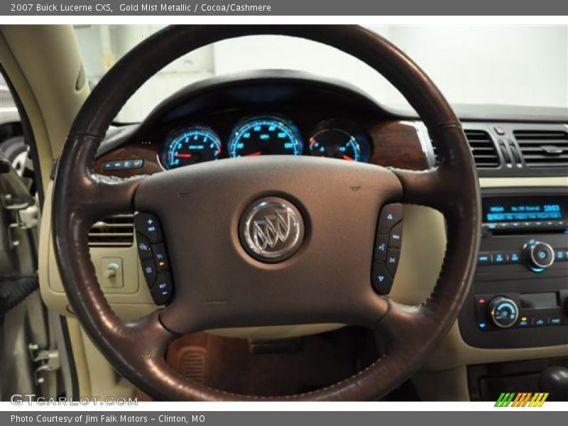 Gold Mist Metallic / Cocoa/Cashmere 2007 Buick Lucerne CXS
