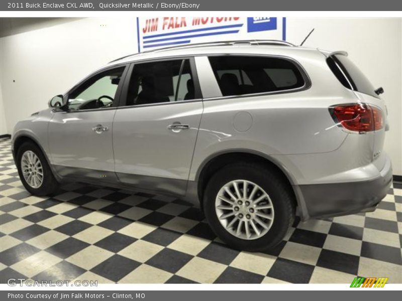 Quicksilver Metallic / Ebony/Ebony 2011 Buick Enclave CXL AWD