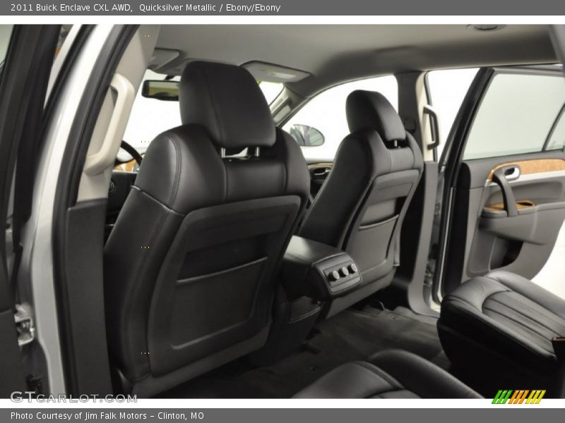 Quicksilver Metallic / Ebony/Ebony 2011 Buick Enclave CXL AWD