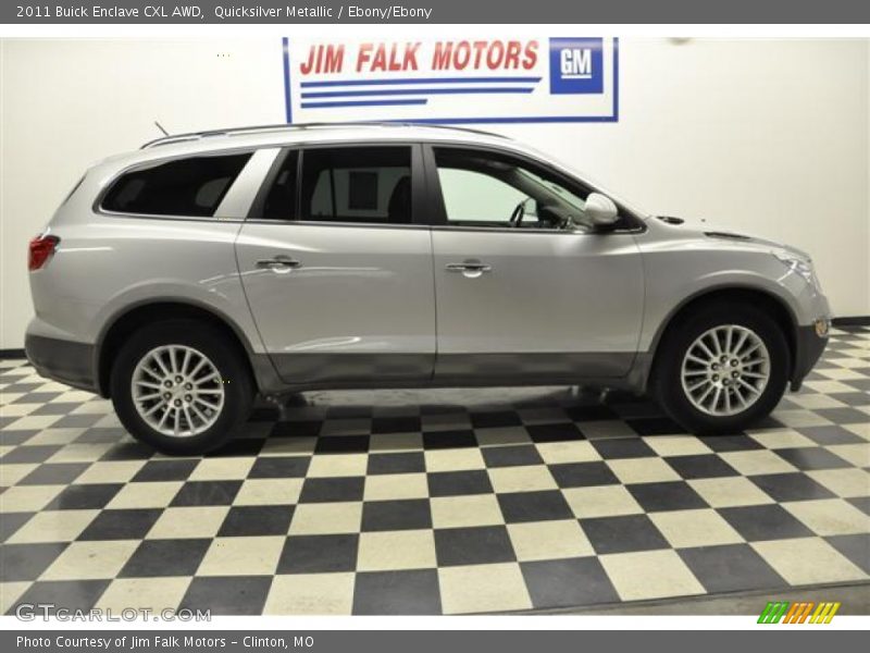 Quicksilver Metallic / Ebony/Ebony 2011 Buick Enclave CXL AWD