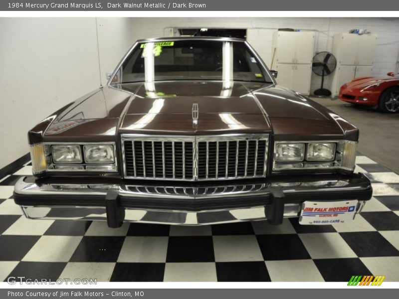 Dark Walnut Metallic / Dark Brown 1984 Mercury Grand Marquis LS