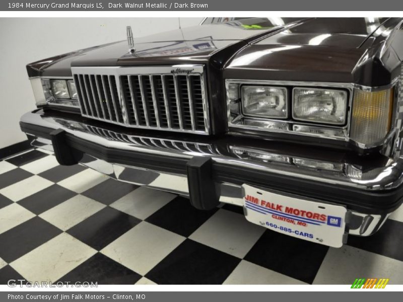 Dark Walnut Metallic / Dark Brown 1984 Mercury Grand Marquis LS