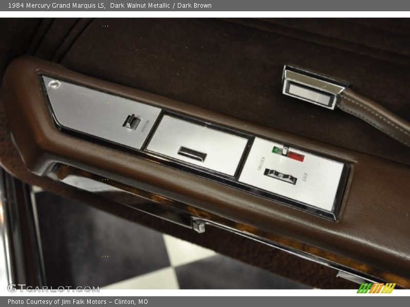Dark Walnut Metallic / Dark Brown 1984 Mercury Grand Marquis LS