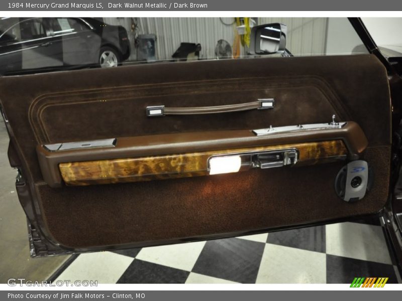 Dark Walnut Metallic / Dark Brown 1984 Mercury Grand Marquis LS